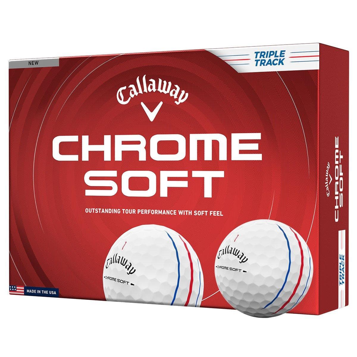 Callaway Chrome Soft Triple Track 12 Golf Ball Pack