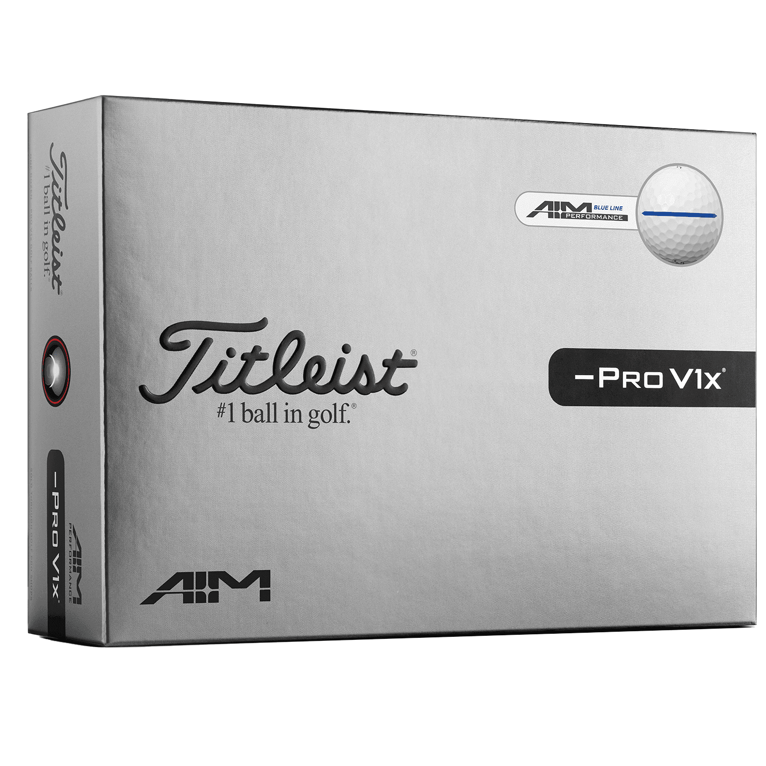 Titleist Pro V1x Left Dash AIM Performance Golf Balls