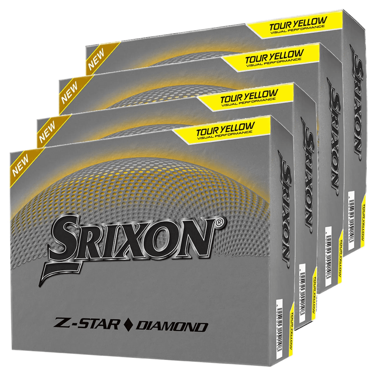 Srixon Z-STAR Diamond Golf Balls Tour Yellow - 4 for 3