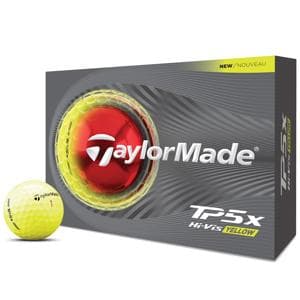 TaylorMade TP5x Yellow Golf Balls
			12 Balls