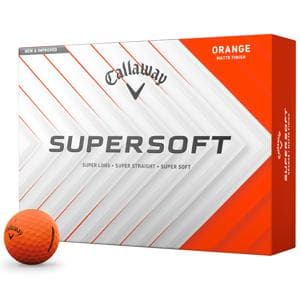 Callaway SuperSoft Matte Orange Golf Balls
12 Balls