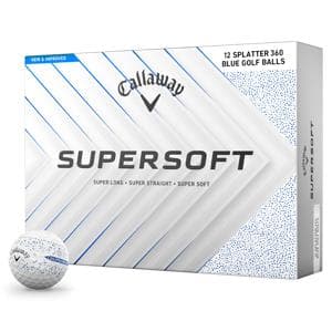 Callaway SuperSoft Splatter Blue Golf Balls
12 Balls