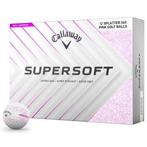 Callaway SuperSoft Splatter Pink Golf Balls
12 Balls