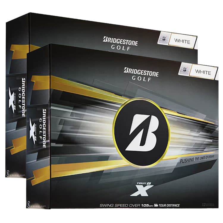 Bridgestone Tour B X Golf Balls (Double Dozen) White