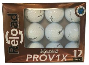 Titleist Pro V1X 'Reload' Refinished Golf Balls - White Dozen