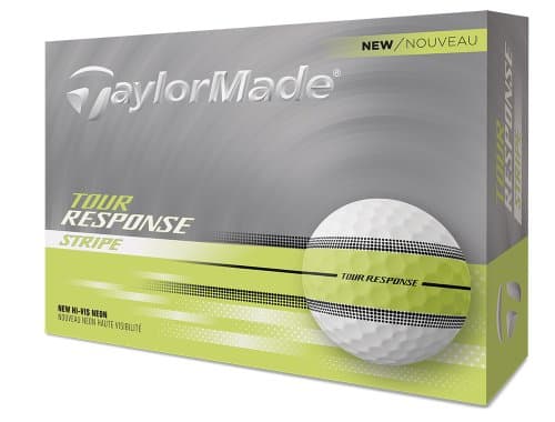 Taylormade Tour Response Stripe Golf Balls - Yellow