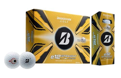 Bridgestone e12 Straight Golf Balls - White Dozen