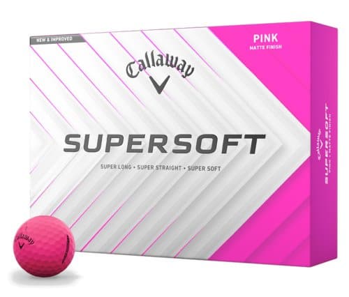 Callaway Supersoft Golf Balls - Matte Pink