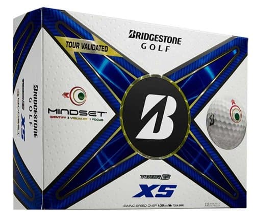 Bridgestone Tour B XS MindSet Golf Balls - White Dozen