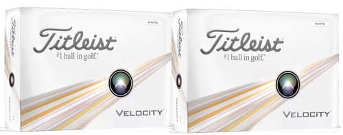 Titleist Velocity Golf Balls - White (Two Dozen)