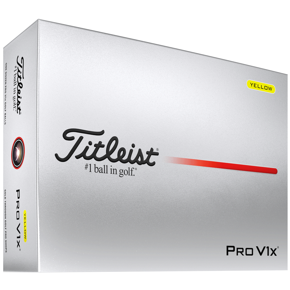 Titleist 2026 Pro V1X Golf Balls – Yellow