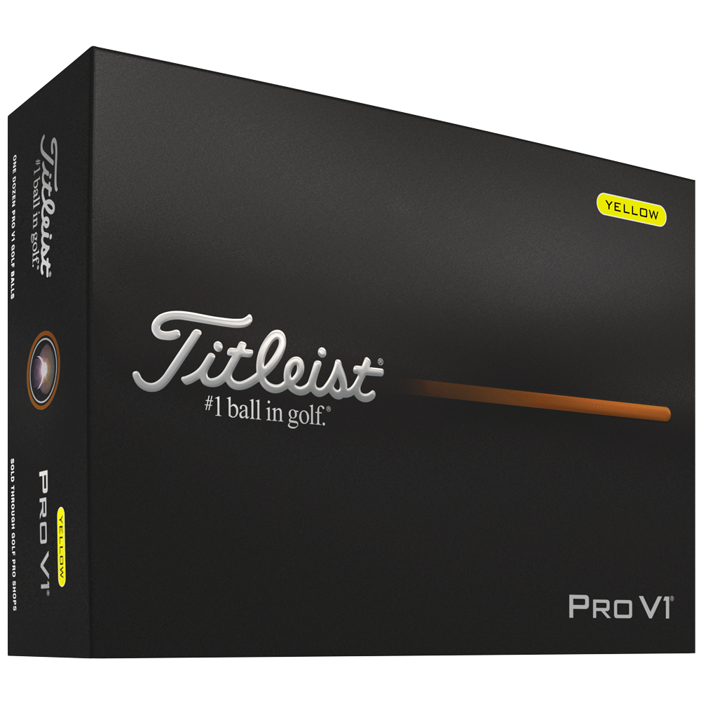 Titleist 2026 Pro V1 Golf Balls – Yellow