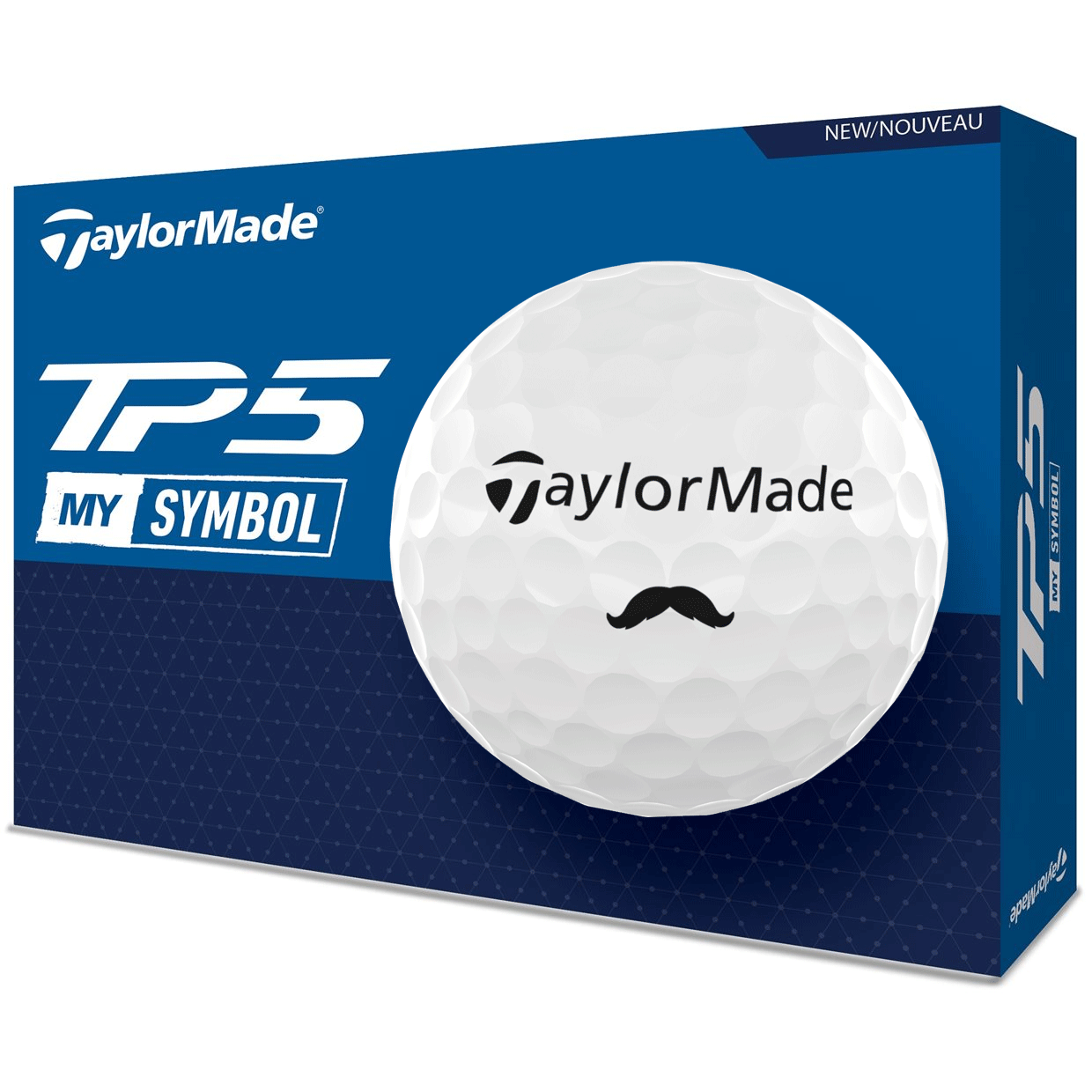 TaylorMade TP5 Moustache Golf Balls