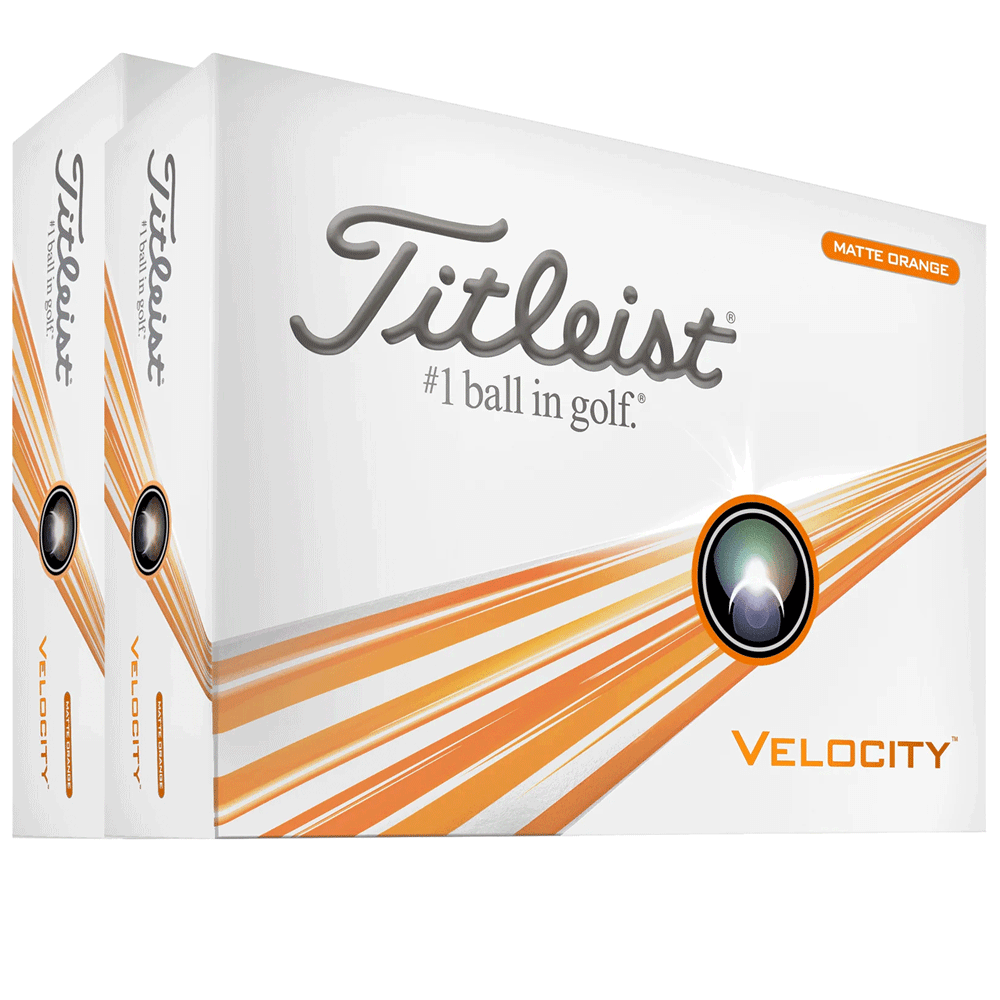 Titleist Velocity Golf Balls / Double Dozen – Orange