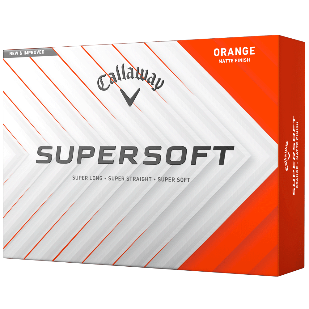 Callaway 2026 Supersoft Golf Balls – Orange