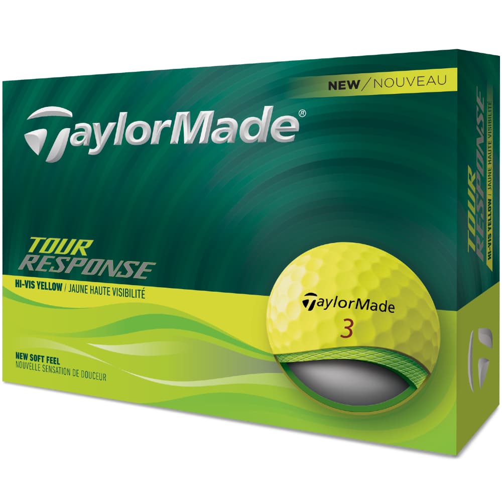 TaylorMade 2026 Tour Response Golf Balls – Yellow