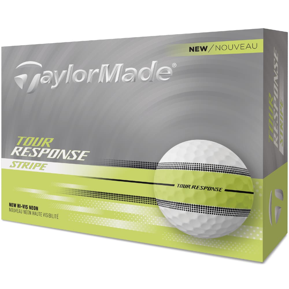 TaylorMade Tour Response Stripe Golf Balls – Green