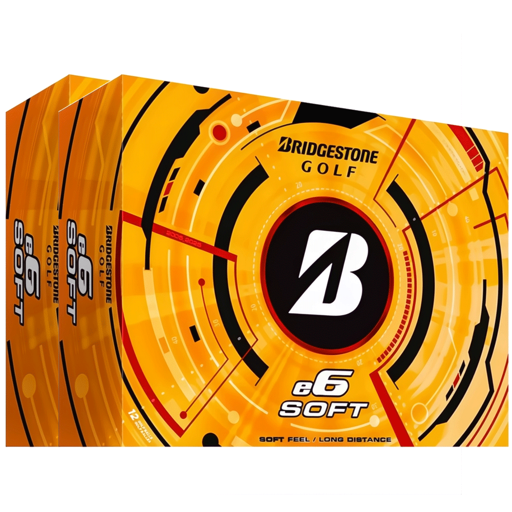 Bridgestone 2026 E6 Soft Golf Balls / Double Dozen – White