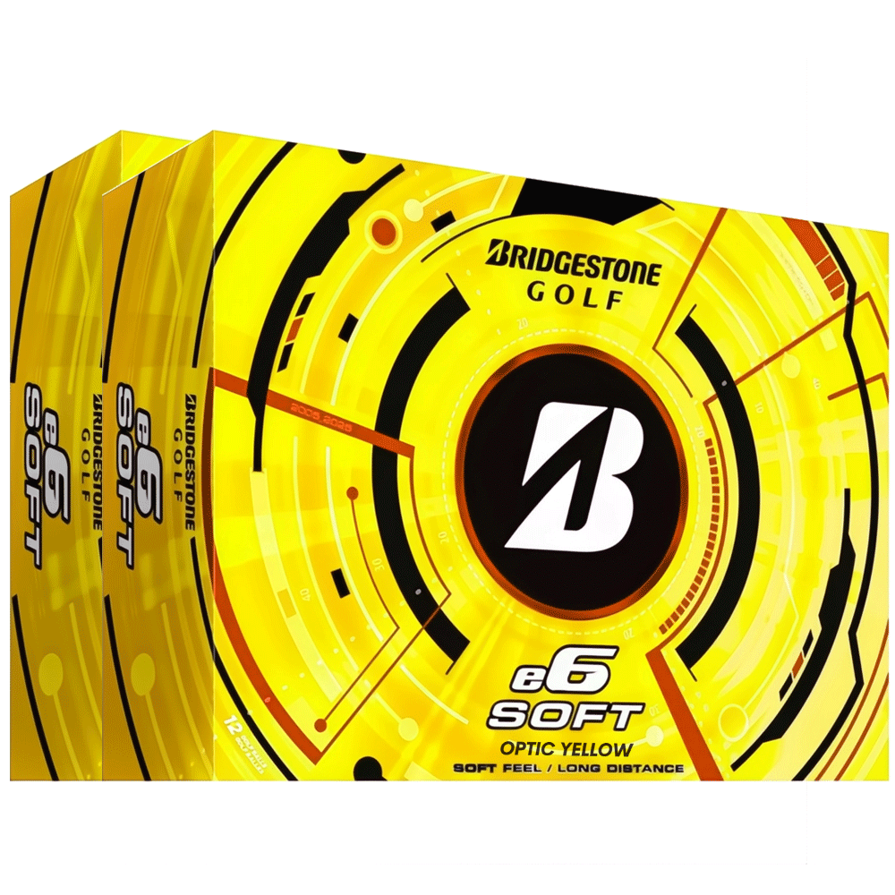 Bridgestone 2026 E6 Soft Golf Balls / Double Dozen – Yellow