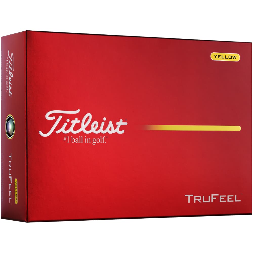 Titleist 2026 Trufeel Golf Balls – Yellow