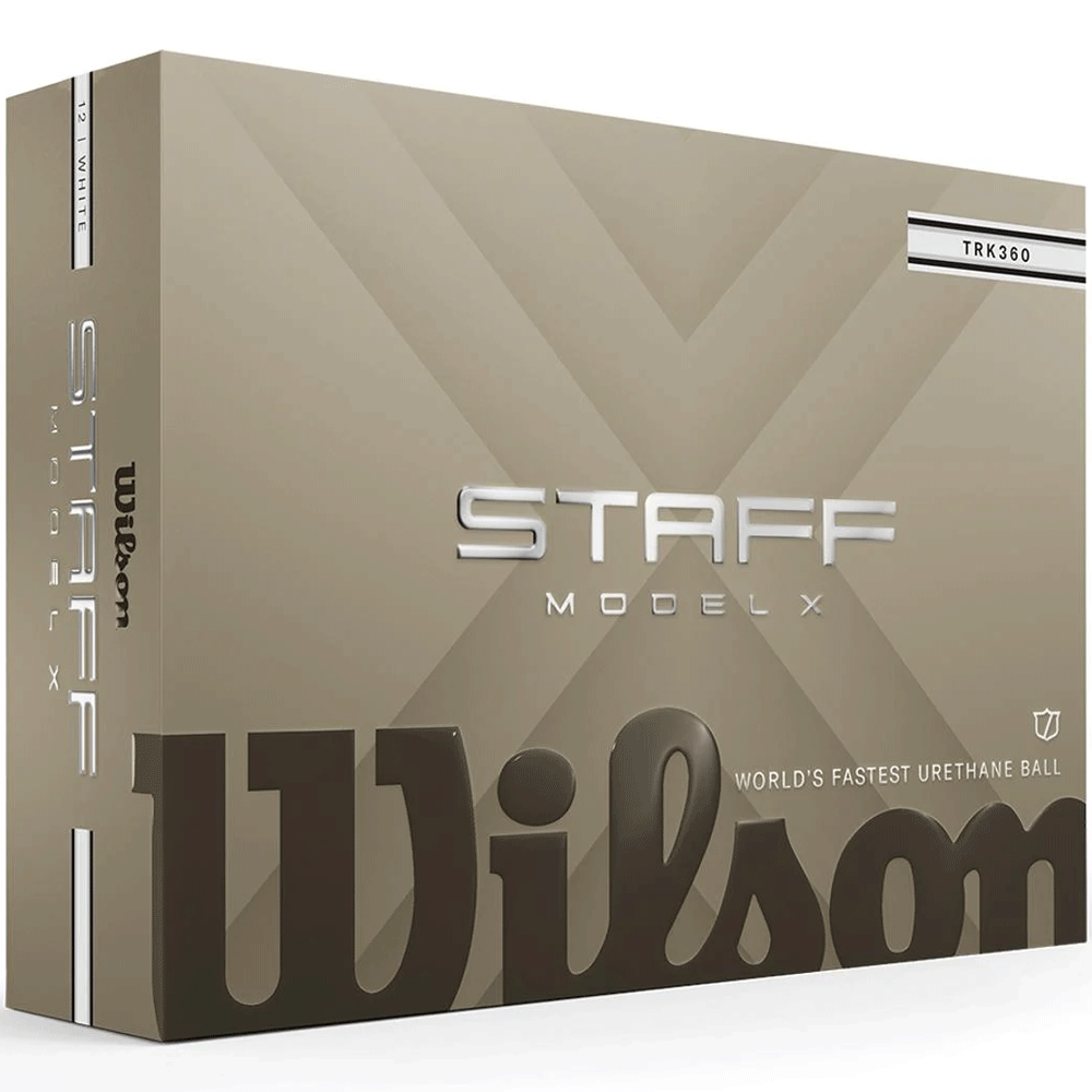 Wilson 2026 Staff Model X Trk360 Golf Balls – White