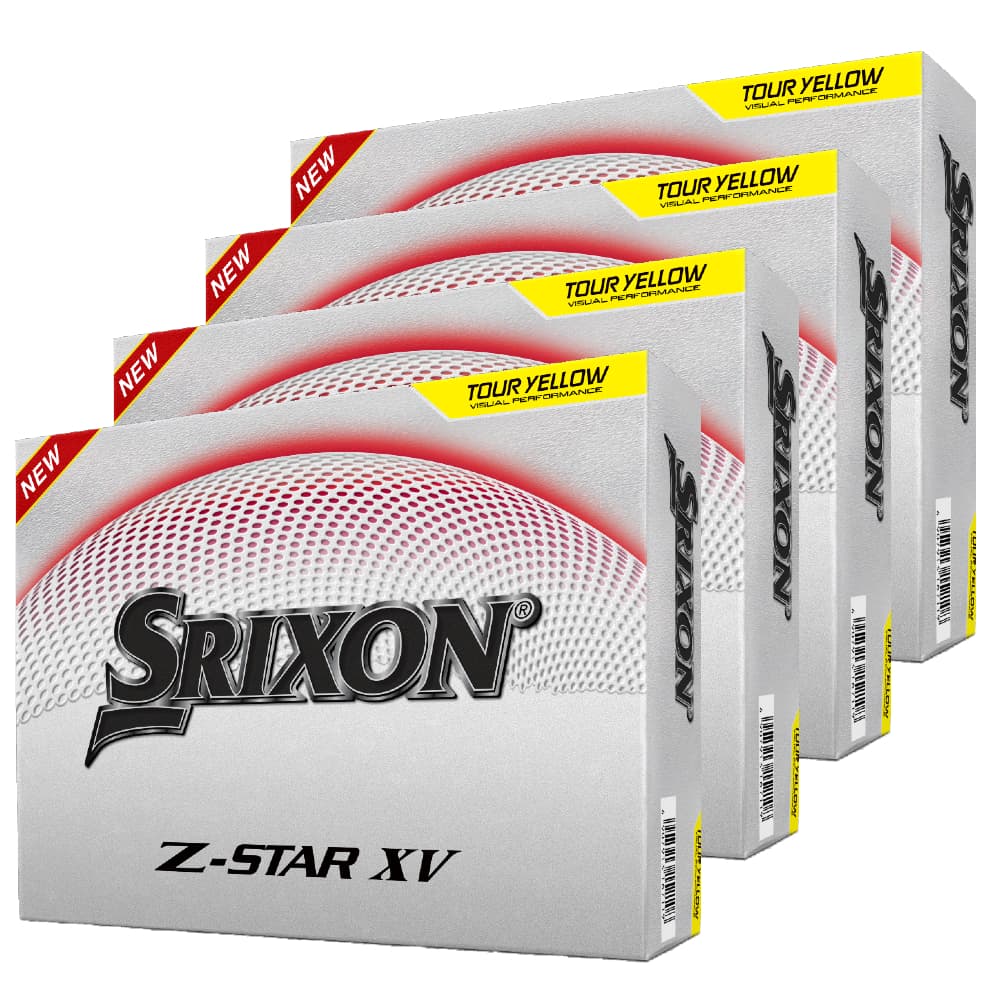 Srixon 2026 Z-star Xv Golf Balls – Yellow – 4 For 3 Personalised