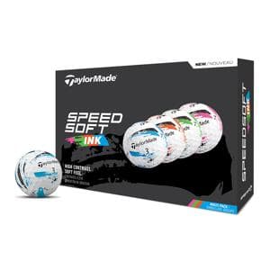 TaylorMade SpeedSoft INK Multi Pack Golf Balls 12 Balls