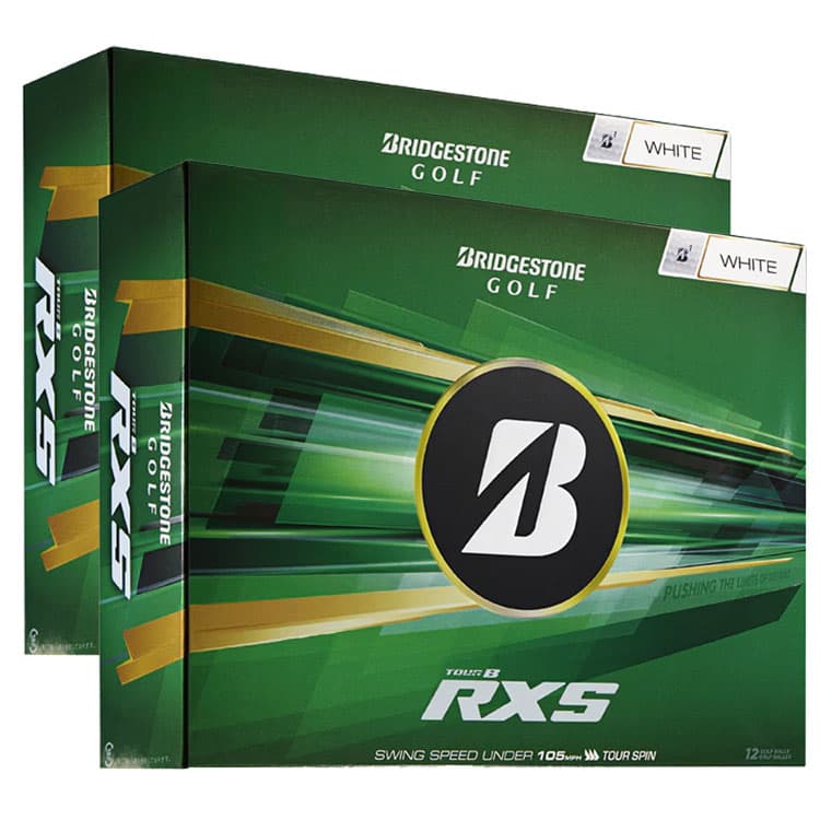Bridgestone Tour B RXS Golf Balls (Double Dozen) White
