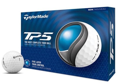 TaylorMade TP5 Golf Balls - White Dozen