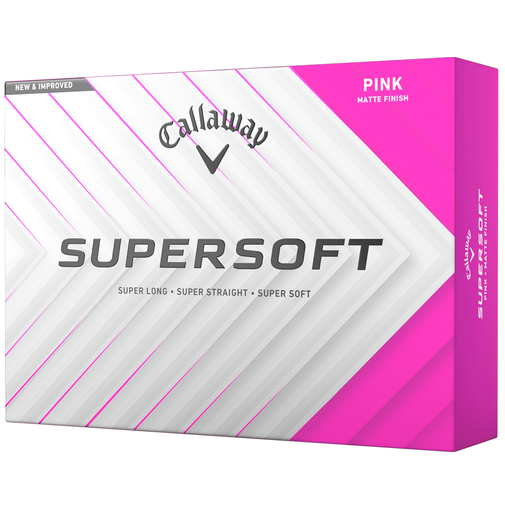 Callaway 2026 Supersoft Golf Balls – Pink