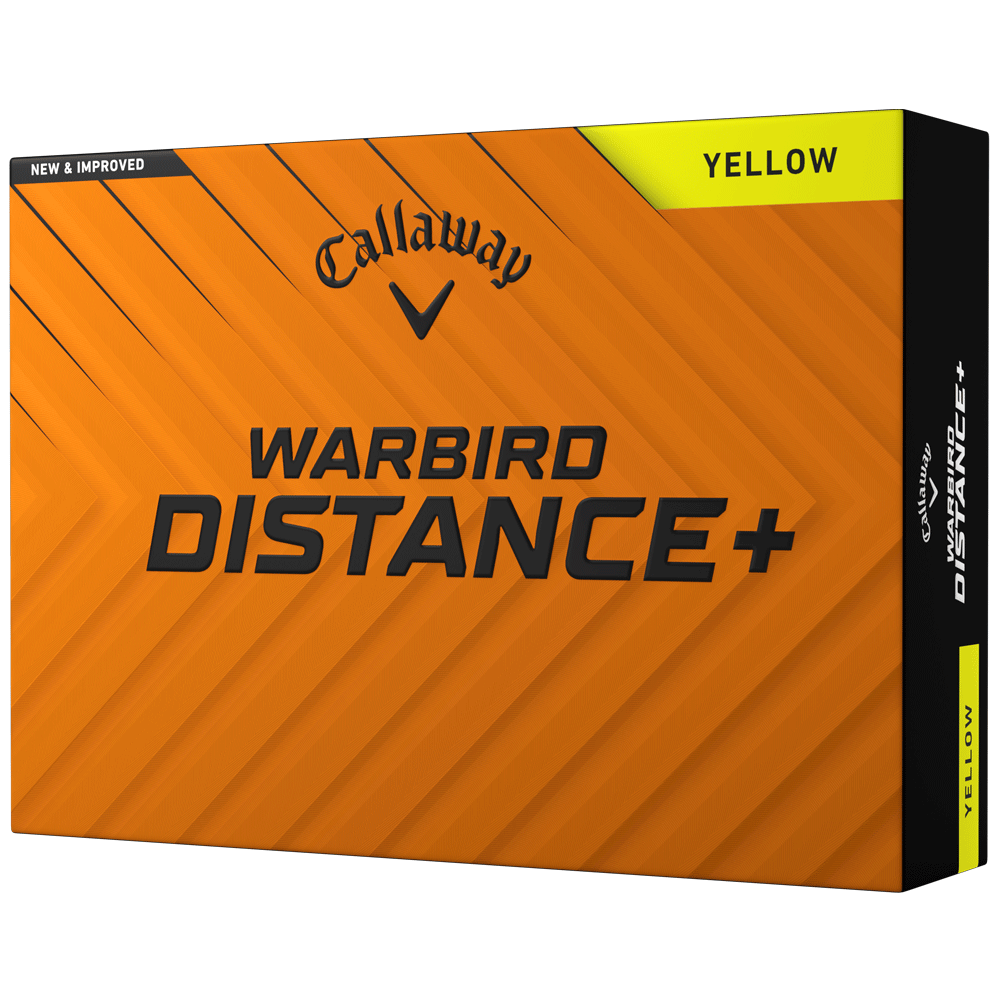 Callaway 2026 Warbird+ Golf Balls – Yellow