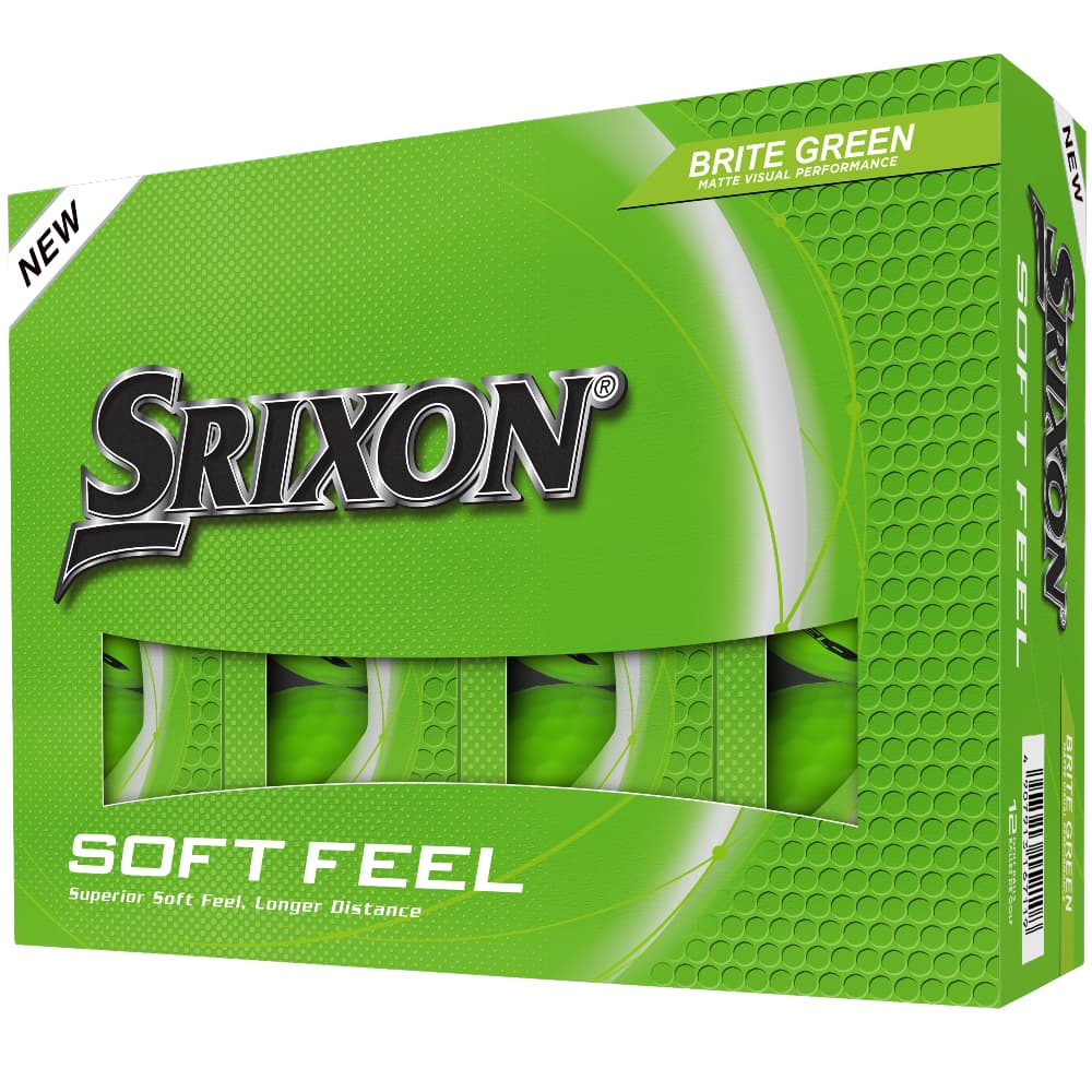 Srixon 2026 Soft Feel Golf Balls – Brite Green