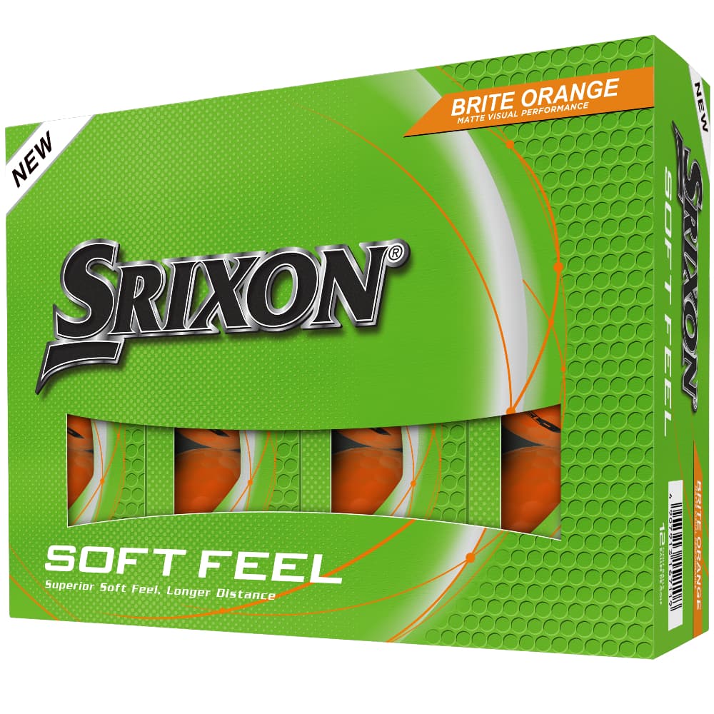 Srixon 2026 Soft Feel Golf Balls – Brite Orange